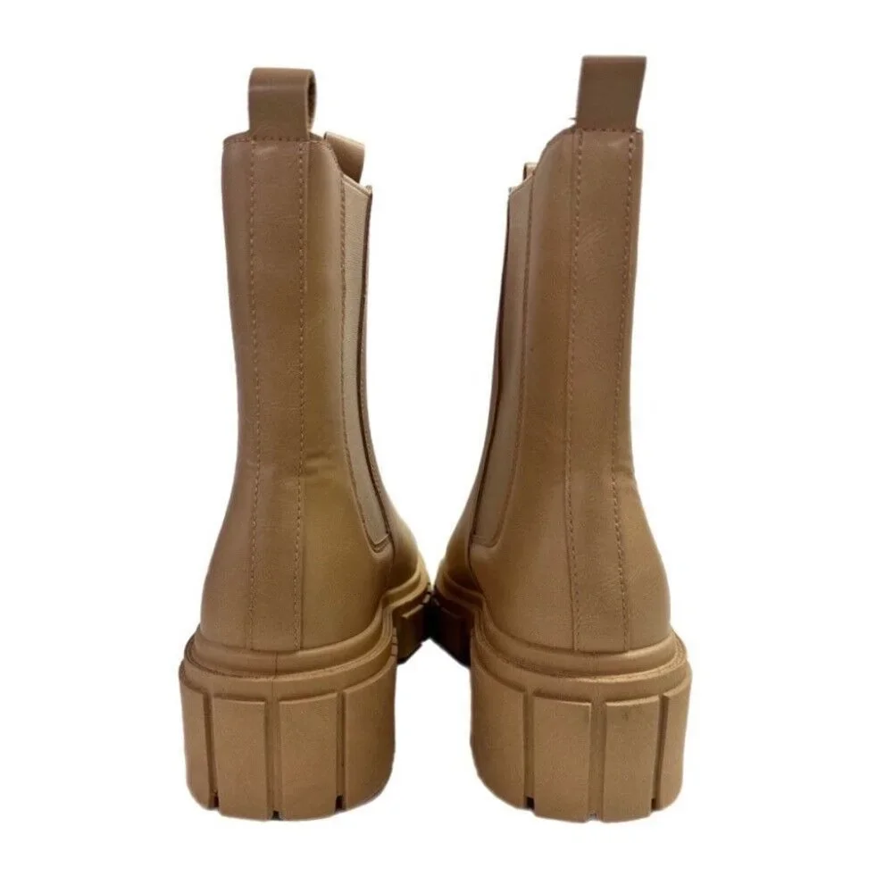 Qupid Puro-10 Chelsea Boots Chunky Heel SIZE 8 NWOT - Picture 4 of 8